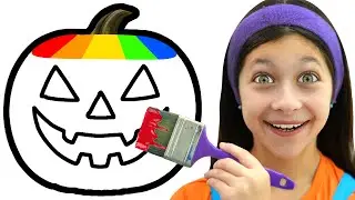 Ангел рисует радужные тыквы!