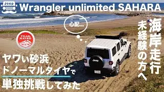 【挑戦 】ジープラングラーサハラ純正
