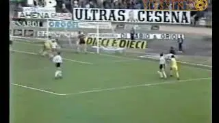 1986/87 - Serie B - 25 Giornata - Cesena - Messina 2-0