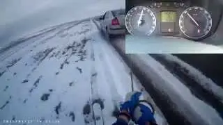 Crazy Russian Skiing At 85 Kph | Winter 2015