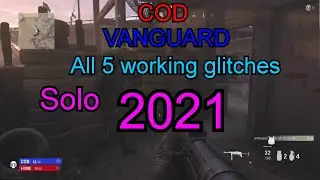 COD VANGUARD APLHA: 5 WORKING GLITCH SPOTS NEW & INSANE 2021