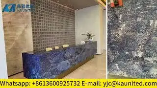 Alaska Blue Granite Slabs and Countertops | KA UNITED #bluegranite #graniteslabs #exoticgranite
