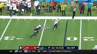 Adrian Phillips Pick-6 | Patriots vs Chargers