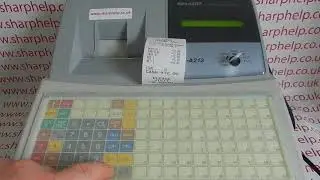Tax Vat Programming Changing Vat Rate Sharp XE-A213 / XEA213 / XEA213B Cash Registers