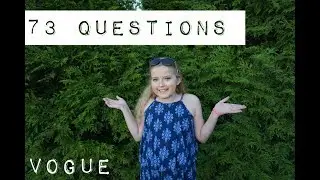 73 Questions With Zoe Elizabeth | Vogue Parody
