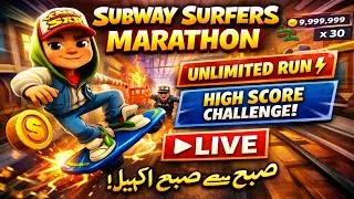 Subway Surfers Live Gameplay 🔥 | High Score Challenge | Live Stream Hindi