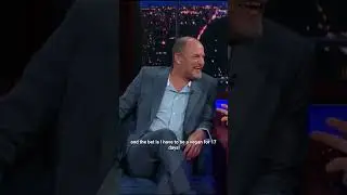 Woody Harrelson Shares Vegan Tips With Stephen Colbert