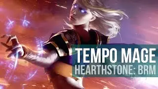Hearthstone: Blackrock Mountain Tempo Mage Deck! (2160p Gameplay)