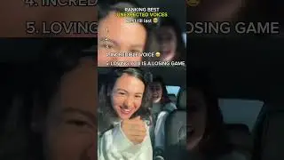 Ranking UNEXPECTED SINGING voices! 🤩 #shorts