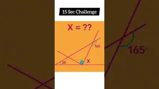Find X in This Viral Geometry Puzzle | Can You Solve It?