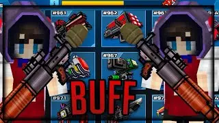 Rocket Launcher BUFF Best Heavy NOW!? Pixel Gun 3D