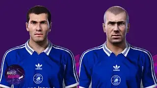 ZINEDINE ZIDANE 2 VERSIONS FACE PREVIEW EUROPE LEGENDS PES 2020 PC