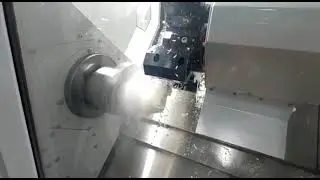Mecanizado de Parte de Nylon en torno CNC GL250 ROMI