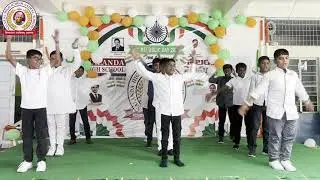 India Wale Dance Performance | Grade 5 & 6 Students | Nalanda High School Gajwel