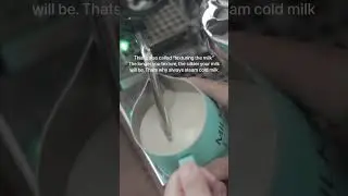 How to perfectly steam milk #coffee