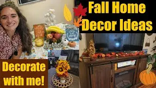 Decorate with Me, Affordable Fall D&eacute;cor, DIY Fall Farmhouse! Dollar General & Walmart for the win!