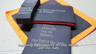 71 clay block and clay ball with LOGO on it##detailing #cardetailing #autodetailing #carcare