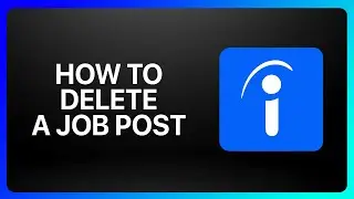 How To Delete Job Post On Indeed Tutorial