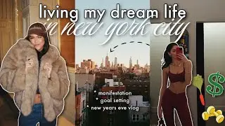 week in my life NYC vlog: new year’s eve, how to make a vision board 2025 (it actually works)