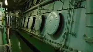 VLCC Tanker main engine startup (MAN B&W 6S90MC-C)