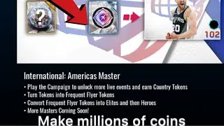How to make millions of coins from this international promo!!!Nba live mobile 18