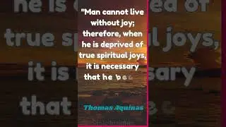 Man cannot live without joy; therefore, when he is deprived of true spiritual joys, it is necessary
