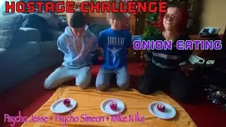 Hostage Challenge - No Hands Onion Eating