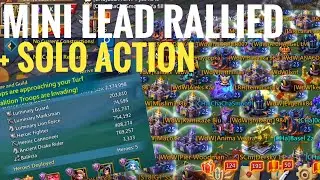 MINI LEAD GETTING RALLIED!? + LOTS OF KILLS! - Lords Mobile