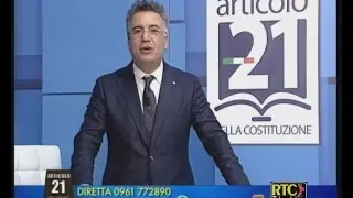 Articolo 21 di Lino Polimeni del 06 gennaio 2017 - Benvenuto Loris Piero RTC TELECALABRIA