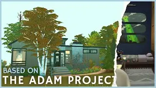 Split-Level Retro Family Home from The Adam Project 🚀 | The Sims 4 Speed Build