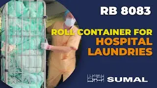 SUMAL | Roll container RB 8083 in Beauvais Hospital Laundry