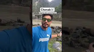 Baglihar dam opened 2gates- Chenab River Pakistan