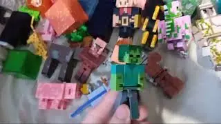 Minecraft toy collection including Minecraft Dungeon and Legends: 130 subscriber special!