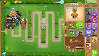 Bloons TD 6 Schimpansen Taktik auf Ausweichen