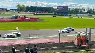 Silverstone Michelin Ginetta Junior Championship green flag lap