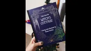 Flip Through Livro Tales From The Witchs Cottage Coloring Book- Hanna Karlzon (H&auml;xans Stuga)