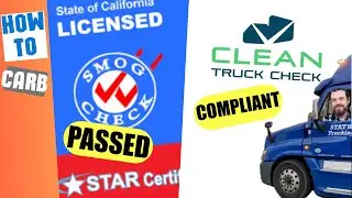 How To: California Semi Truck Smog | Pay Fees | Stay Compliant With Clean Truck Check