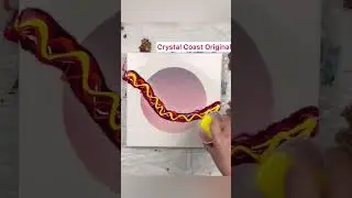 Sunrise Gradient Dutch Pour! Website: CrystalCoastOriginals.com