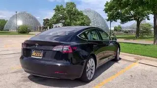 Tesla Model 3 Maiden Voyage - Mitchell Park Domes - Milwaukee Wisconsin