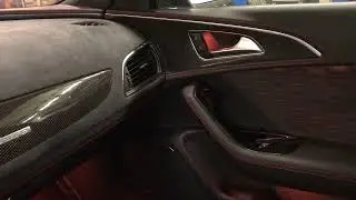 Установка RGB подсветки на Audi A6C7.