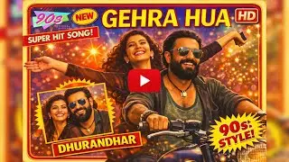 Gehra Huya 🔥 The 90s Version | Dhurandhar| Retro Bollywood Feel #aisong #trending #90s #90severgreen