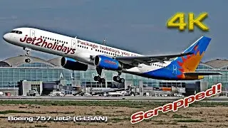 This plane will never fly again Boeing 757 Jet2 (G-LSAN)  Scrapped !