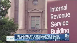 IRS warns of scams associated with coronavirus stimulus checks