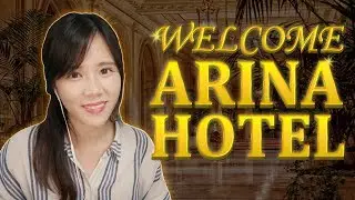 ASMR  Relaxing HOTEL CHECK IN ROLEPLAY Typing Sound Keyboard