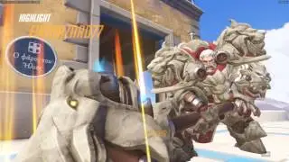 Overwatch 02 13 2017 Reinhardt 1Assist Highlight (Hammer, Hook, Line & Sinker!)
