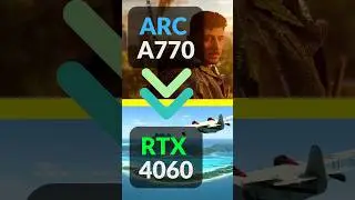 Intel ARC A770 16GB vs RTX 4060 TEST in GAMES 1080p #intel #rtx4060 #nvidia