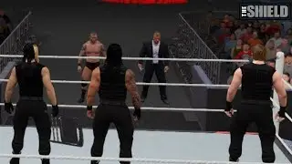 Seth Rollins Breaks up the Shield & Joins The Authority! (RAW Moment Recreation - WWE 2K17)