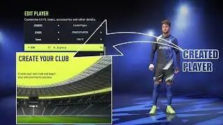 FIFA 22 | HOW TO USE YOUR CREATED PLAYERS IN CREATE A CLUB