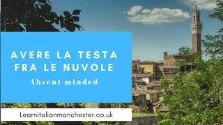 Italian phrases : How to say Absent minded in Italian
