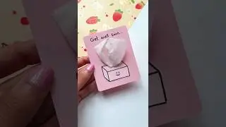 get well soon🤧 cute card idea 🤗